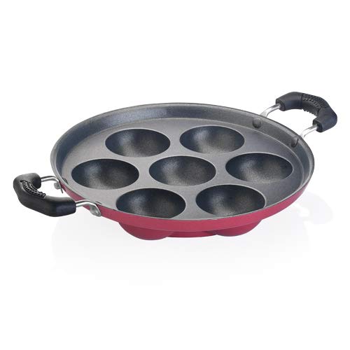 Ajantha - Premier Non Stick Deluxe Paniyara Pan Small (7K) With Handle